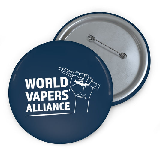 WVA Dark Blue Pin Button - (US Only)