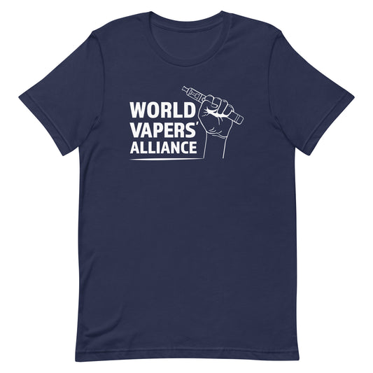 World Vapers Alliance Logo - Unisex Jersey Short Sleeve Tee - Brazil